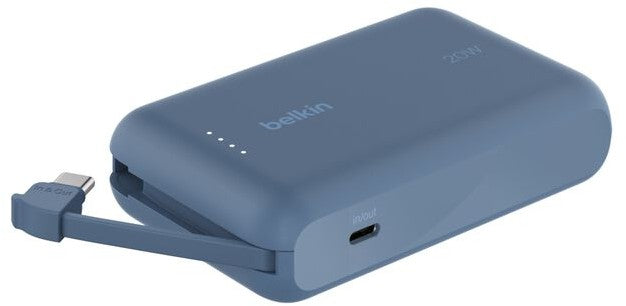 batterie-externe-belkin-10000-mah-avec-cable-usb-c-integre-bleu
