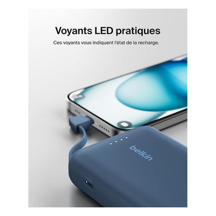 batterie-externe-belkin-10000-mah-avec-cable-usb-c-integre-bleu