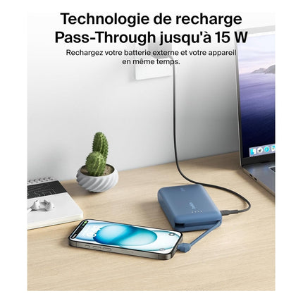 batterie-externe-belkin-10000-mah-avec-cable-usb-c-integre-bleu