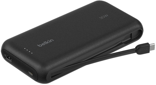 batterie-externe-belkin-20000-mah-avec-cable-usb-c-integre-noir