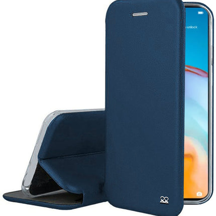 etui-ibroz-huawei-p40-lite-cuir-bleu