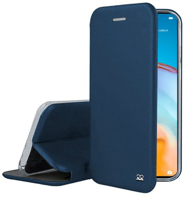 etui-ibroz-huawei-p40-lite-cuir-bleu