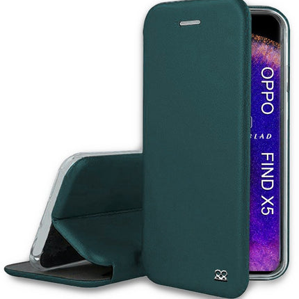 etui-ibroz-oppo-find-x5-etui-cuir-kaki