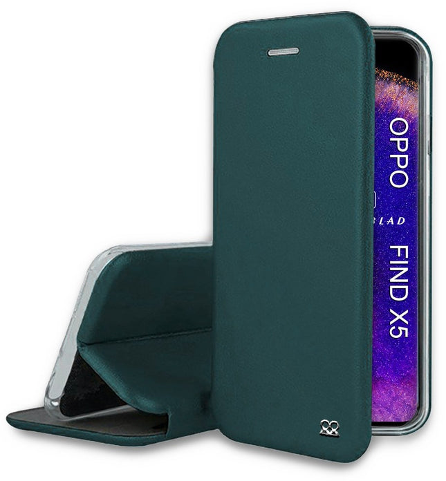 etui-ibroz-oppo-find-x5-etui-cuir-kaki