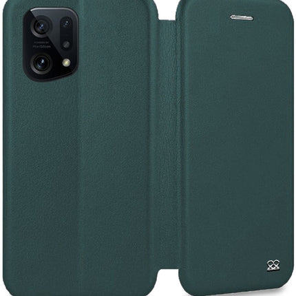 etui-ibroz-oppo-find-x5-etui-cuir-kaki