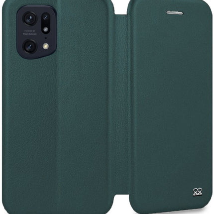 etui-ibroz-oppo-find-x5-pro-etui-cuir-kaki