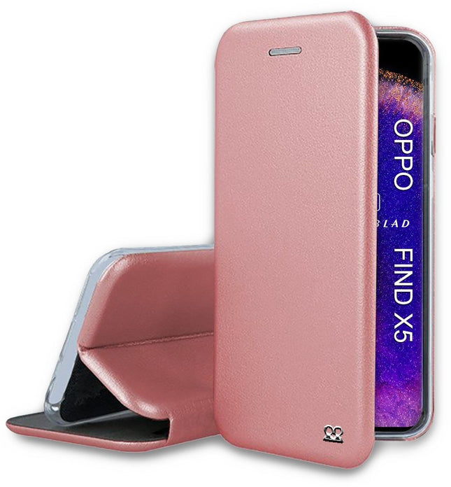 etui-ibroz-oppo-find-x5-etui-cuir-rose-gold