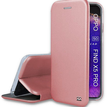 etui-ibroz-oppo-find-x5-pro-etui-cuir-rose-gol