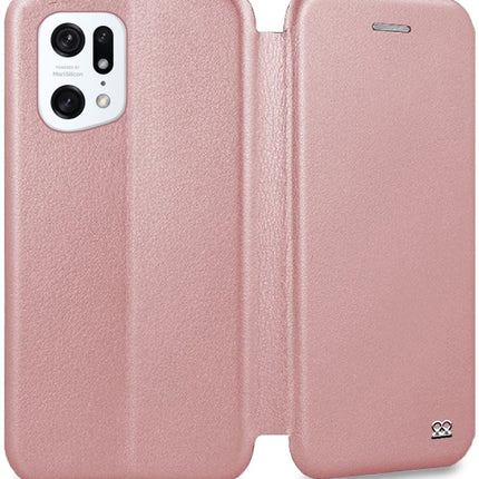 etui-ibroz-oppo-find-x5-pro-etui-cuir-rose-gol