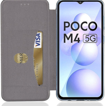 etui-ibroz-xiaomi-poco-m4-5g-cuir-bleu