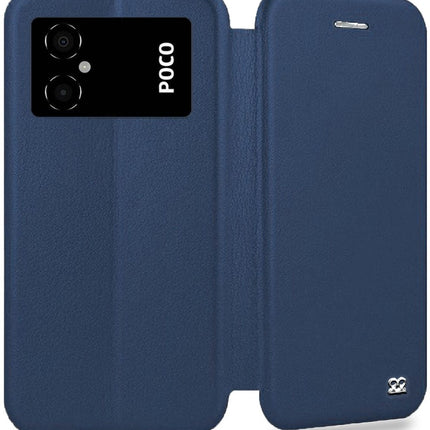etui-ibroz-xiaomi-poco-m4-5g-cuir-bleu