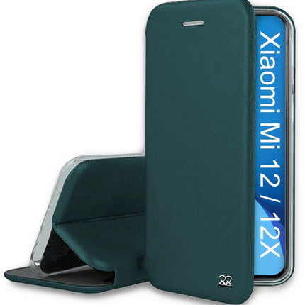 etui-ibroz-xiaomi-12-12x-etui-cuir-kaki