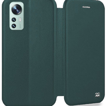etui-ibroz-xiaomi-12-12x-etui-cuir-kaki