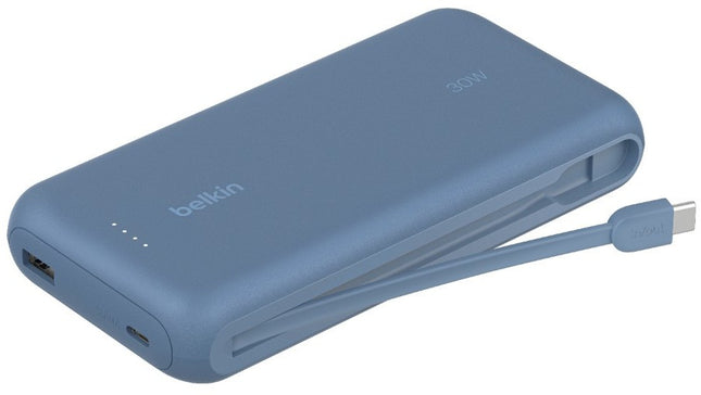 batterie-externe-belkin-20000-mah-avec-cable-usb-c-integre-bleu