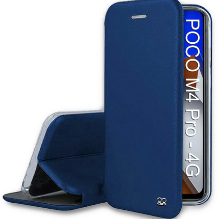 etui-ibroz-xiaomi-poco-m4-pro-4g-cuir-bleu