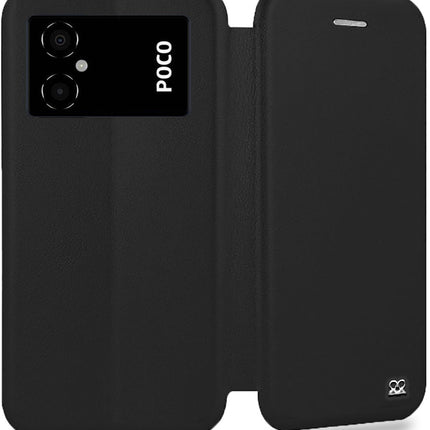 etui-ibroz-xiaomi-poco-m4-5g-cuir-noir