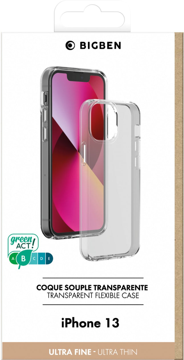 coque-bigben-connected-iphone-13-silisoft-transparent