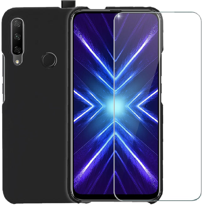 pack-ibroz-honor-9x-coque-silicone-noir