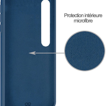 coque-ibroz-xiaomi-mi-10-pro-liquid-silicone-bleu