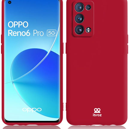coque-ibroz-oppo-reno-6-pro-silicone-rouge