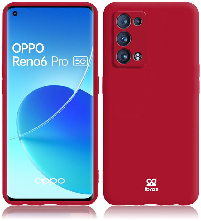 coque-ibroz-oppo-reno-6-pro-silicone-rouge