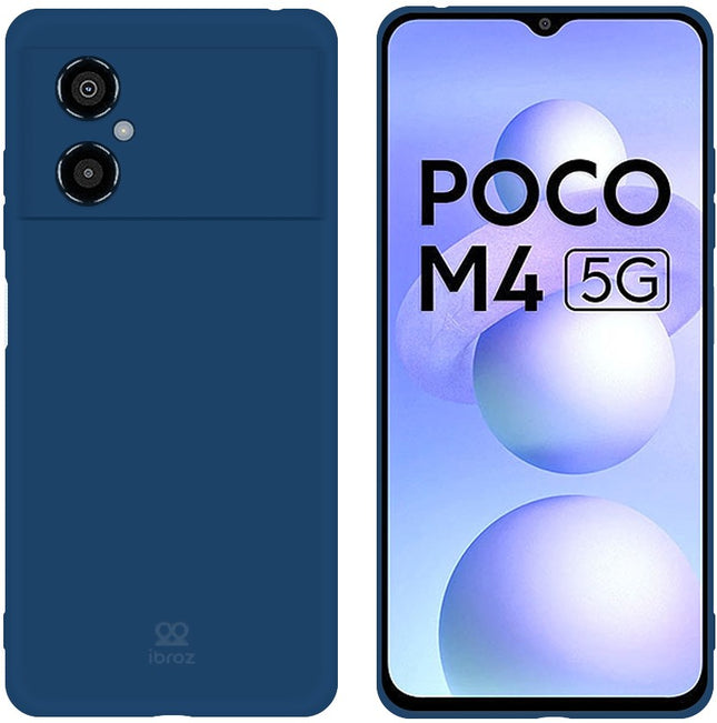 coque-ibroz-xiaomi-poco-m4-5g-silicone-bleu