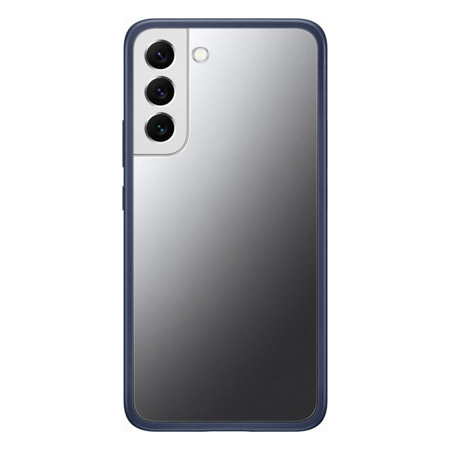 coque-samsung-s22-frame-cover-bleu