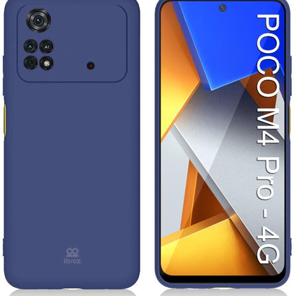 coque-ibroz-xiaomi-poco-m4-pro-4g-silicone-bleu