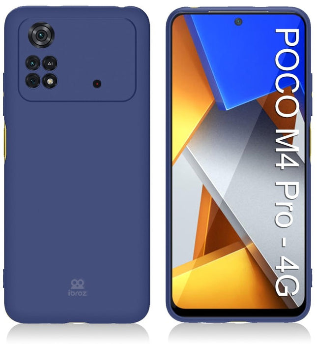 coque-ibroz-xiaomi-poco-m4-pro-4g-silicone-bleu