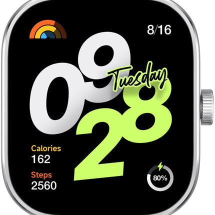 montre-connectee-xiaomi-redmi-watch-4-argent