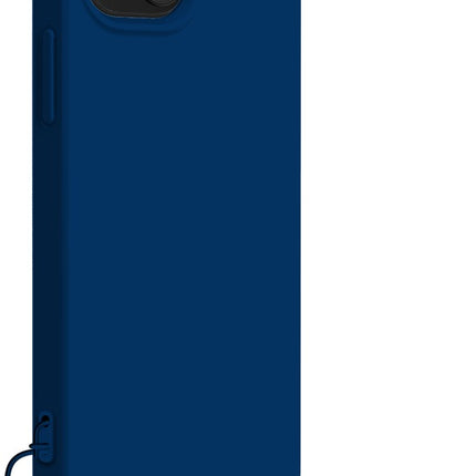 coque-bigben-connected-iphone-14-silicone-dragonne-bleu-marine