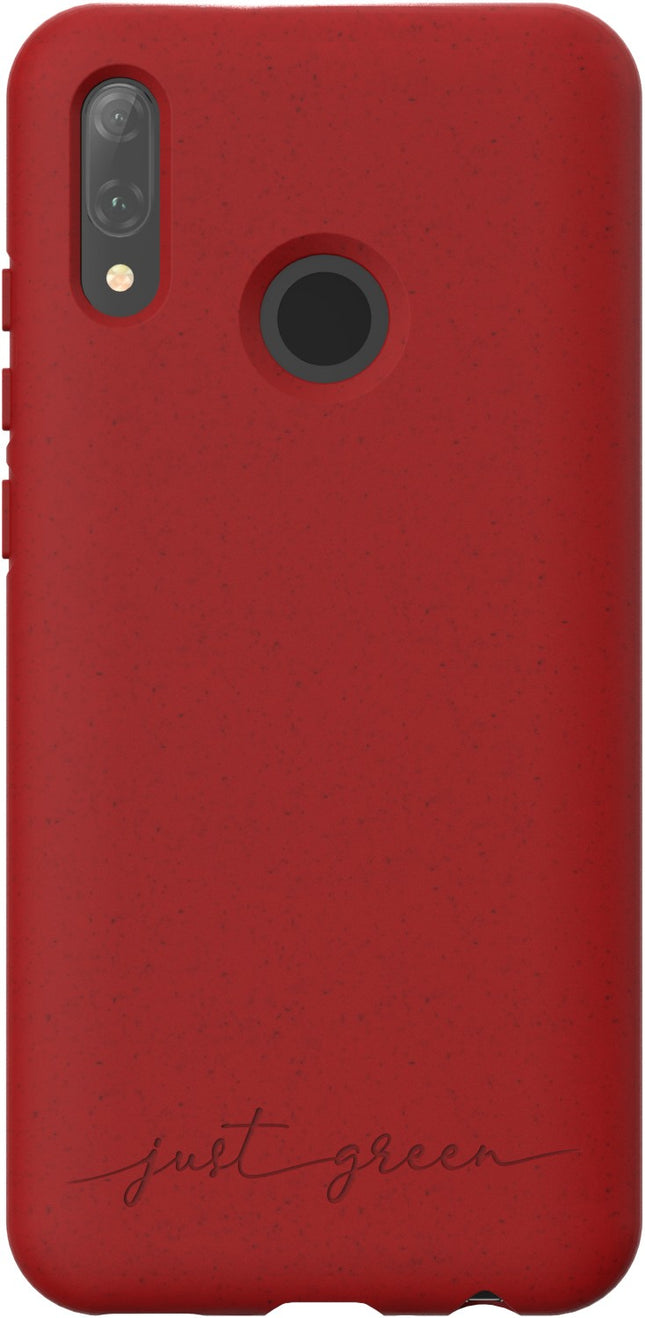 coque-just-green-huawei-p-smart-2019-bio-rouge