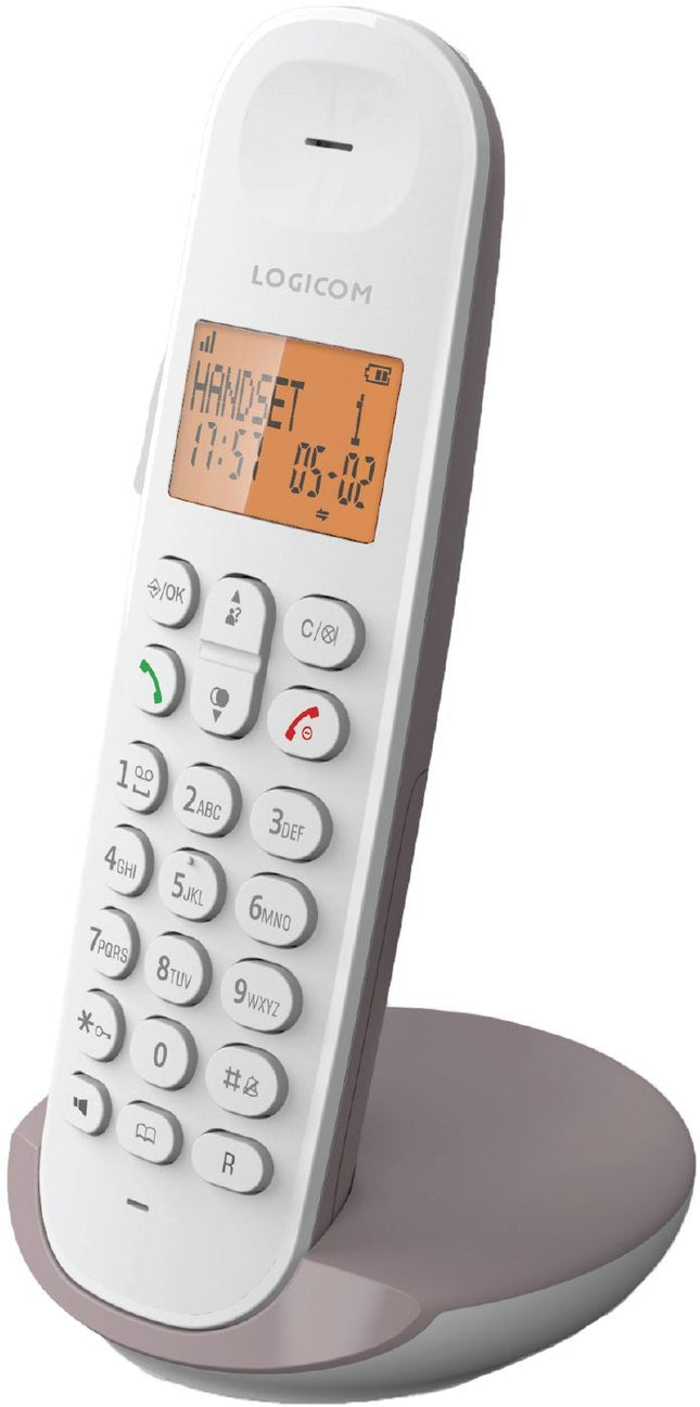 telephone-sans-fil-logicom-iloa-150-solo-taupe