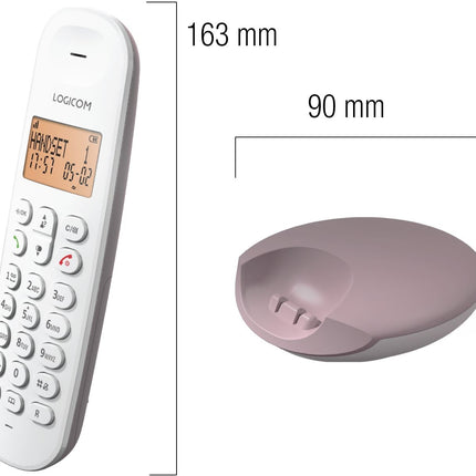telephone-sans-fil-logicom-iloa-150-solo-taupe