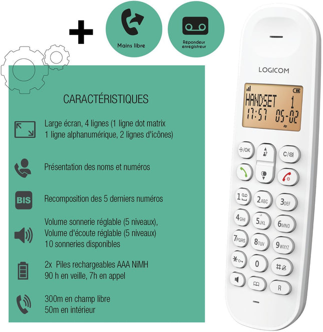 telephone-sans-fil-logicom-iloa-solo-repondeur-blanc