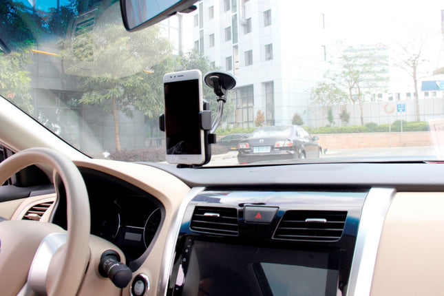 support-smartphone-essentielb-voiture-ventouse-parebrise-bras-long
