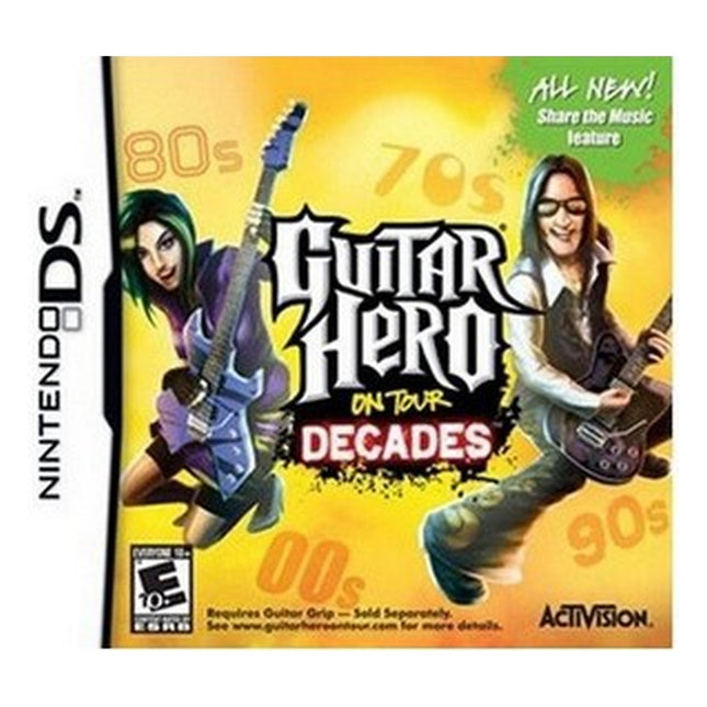 jeu-ds-activision-guitar-hero-decades-jeu-seul