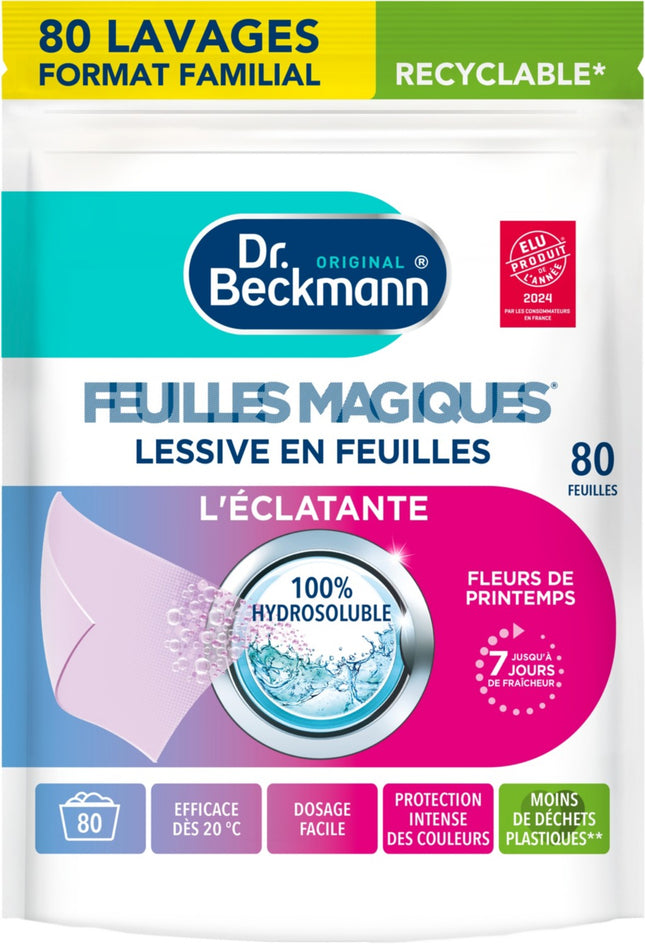 lessive-dr-beckmann-en-feuilles-leclatante-x80