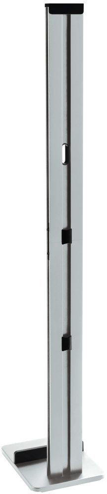 support-de-rangement-xavax-mural-fixation-universelle-aspirateur-balai-argent