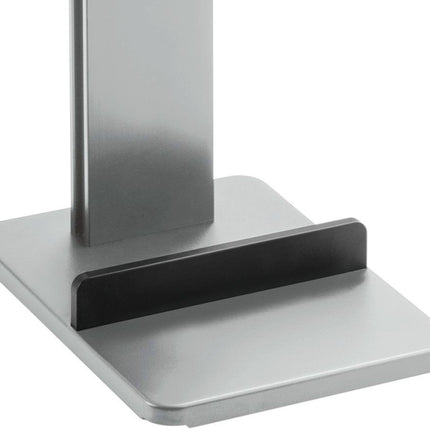 support-de-rangement-xavax-mural-fixation-universelle-aspirateur-balai-argent