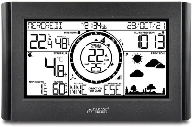 station-meteo-la-crosse-ws1652-pro-noir