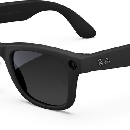 lunettes-connectees-meta-ray-ban-wayfarer-gen-1-noir-mat-degrade-graphite-polarise